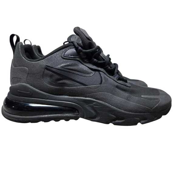 Nike Air Max 270 React Triple Black CI3866-003 Women’s 9/ Men's 7.5 - Picture 2 of 11